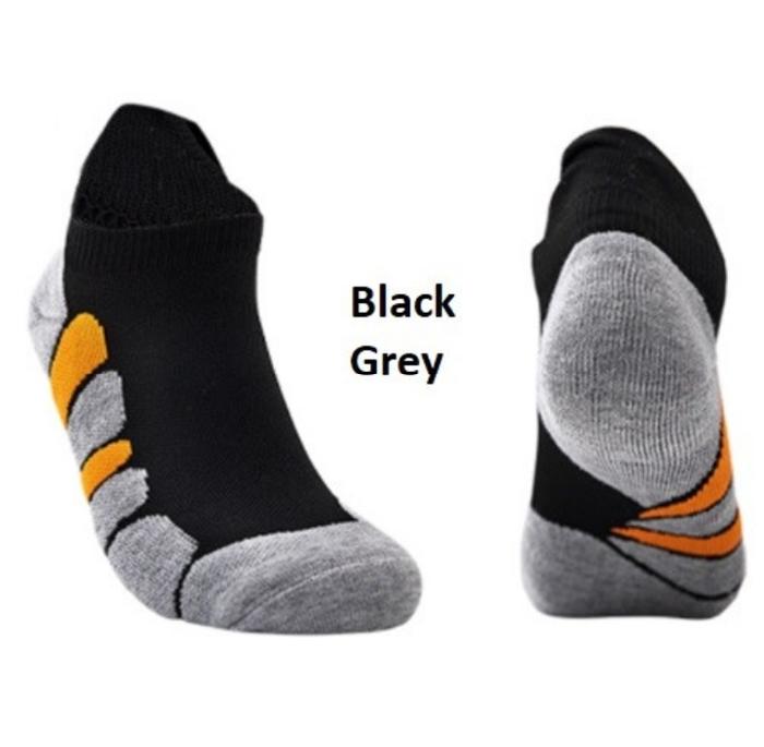 Gambar Kaos Kaki Olahraga Kaos Kaki Pendek Sports Outdoors Tebal SUPER ELITE - V3 BlackGey dari Health Blossom undefined Tokopedia