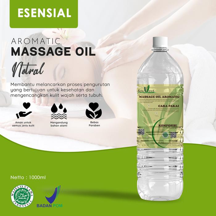 Gambar Massage Oil Aromatic / Minyak Pijat Spa Refleksi Wangi Refill 1 Liter - Netral dari Hop & Mom NEW undefined Tokopedia