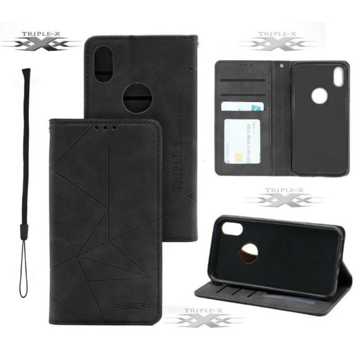 Gambar Case Infinix Note 7 Note 8 Flip Cover Wallet leather sarung kulit - Hitam, Infinix note 8 dari kopipahitacc14 undefined Tokopedia