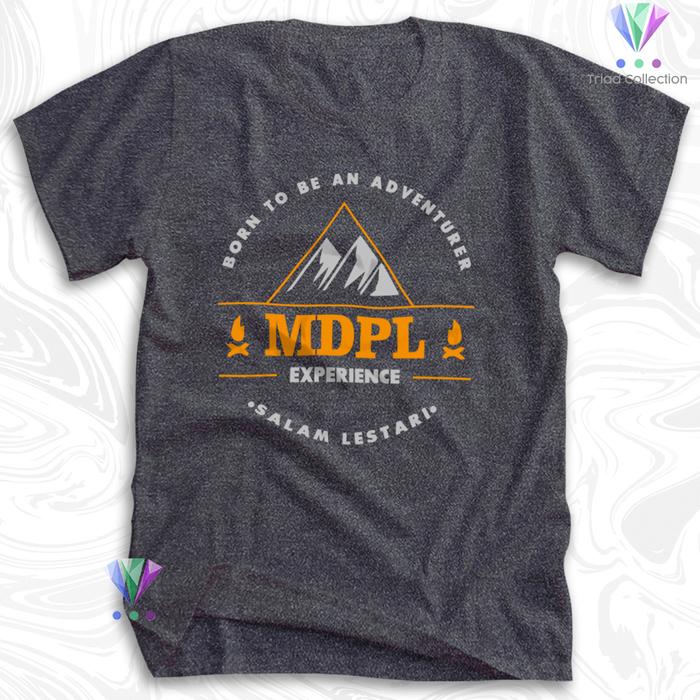 Gambar Kaos Baju Pendaki Gunung MDPL Murah Hiking Outdoor Mountain - 652 - Abu-abu, S dari Triad Collection undefined Tokopedia