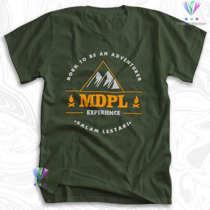 Gambar Kaos Baju Pendaki Gunung MDPL Murah Hiking Outdoor Mountain - 652 - Hijau, XXL dari Triad Collection undefined Tokopedia