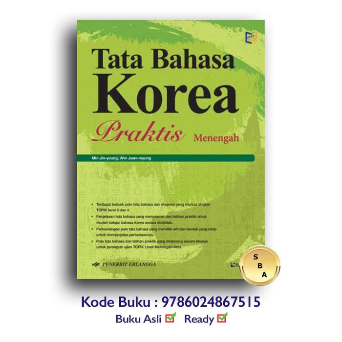 Gambar Buku Tata Bahasa Korea Praktis Pemula dan Menengah Darakwon Erlangga - Menengah dari Sahabat Buku Anak undefined Tokopedia