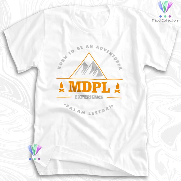 Gambar Kaos Baju Pendaki Gunung MDPL Murah Hiking Outdoor Mountain - 652 - Putih, XXL dari Triad Collection undefined Tokopedia