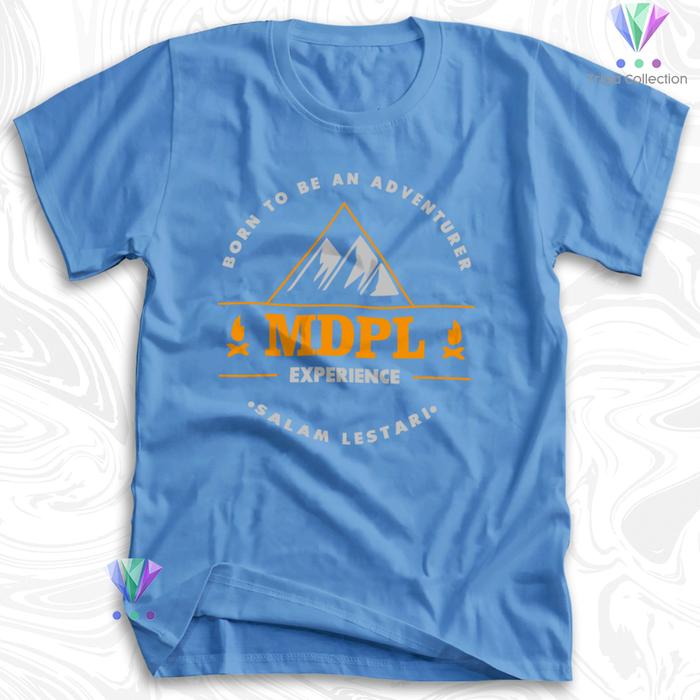Gambar Kaos Baju Pendaki Gunung MDPL Murah Hiking Outdoor Mountain - 652 - Biru Muda, XXL dari Triad Collection undefined Tokopedia