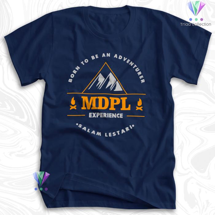 Gambar Kaos Baju Pendaki Gunung MDPL Murah Hiking Outdoor Mountain - 652 - Biru, S dari Triad Collection undefined Tokopedia