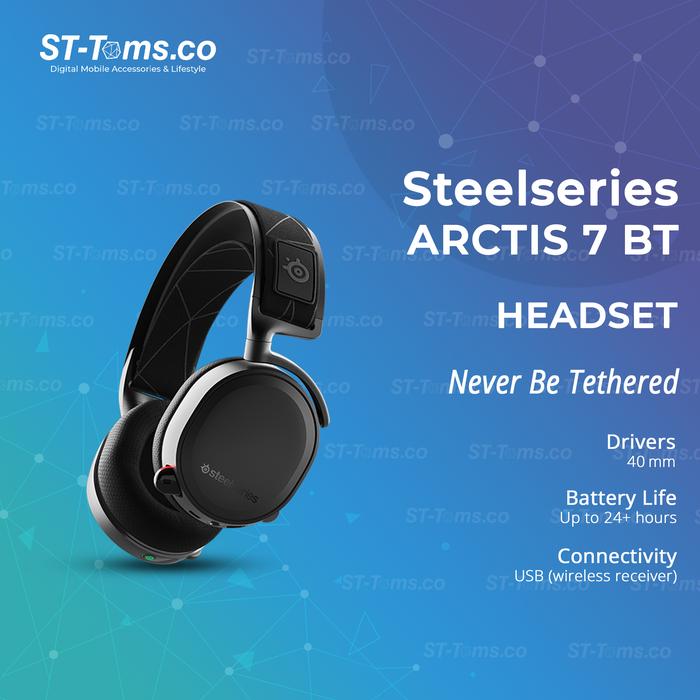 Gambar Steelseries Arctis 7 / Arctis7 Wireless Gaming Headphone DTS 7.1 - Hitam dari ST-Toms.co undefined Tokopedia