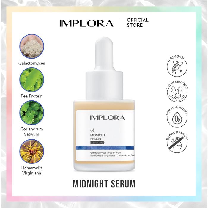 Gambar Implora Face Serum - Midnight dari Mine_BeautyShop undefined Tokopedia