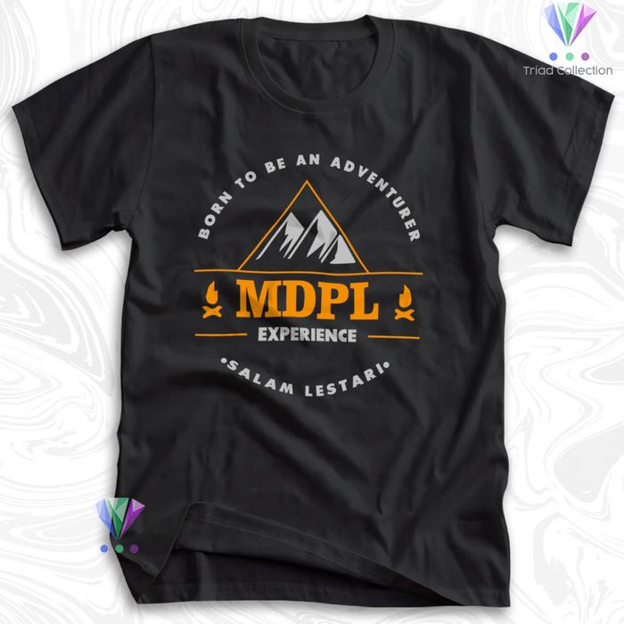 Gambar Kaos Baju Pendaki Gunung MDPL Murah Hiking Outdoor Mountain - 652 - Hitam, S dari Triad Collection undefined Tokopedia