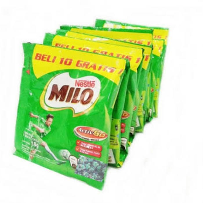 Gambar milo sachet 22gr renceng 10 sachet dari Apak_Snacks undefined Tokopedia