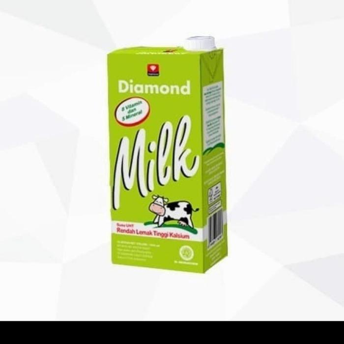 Gambar Susu Diamond UHT full cream 1 liter / UHT LOW FAT RENDAH LEMAK 1 LITER Milk - LOW FAT dari Toserda Bandung undefined Tokopedia