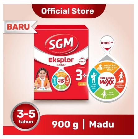 Gambar SGM EKSPLOR 3+ VANILA MADU COKELAT 900gr - MADU dari jhuniorr baby undefined Tokopedia