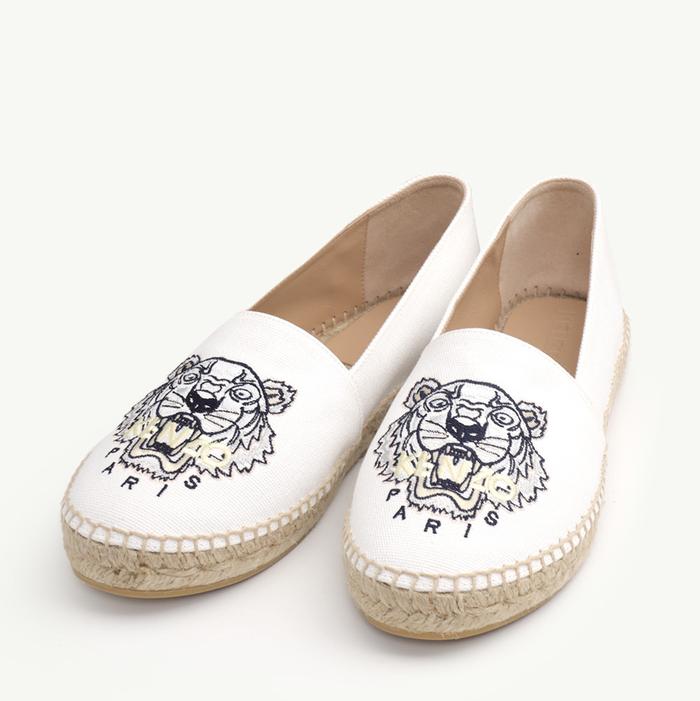 Flat Shoes Kenzo Shoes Harga SEPATU K E N Z O ESPADRILLES WHITE
