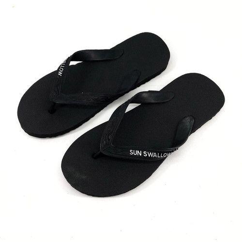 Gambar SANDAL JEPIT SUN SWALLOW FULL BLACK - 9,5 FIT 37 & 38 dari Skmshoess undefined Tokopedia