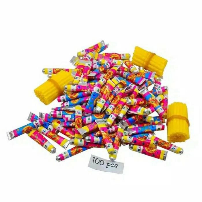 Gambar balon tiup jadul 100 pcs murah/balon tiup/ balon odol dari dailysweett undefined Tokopedia