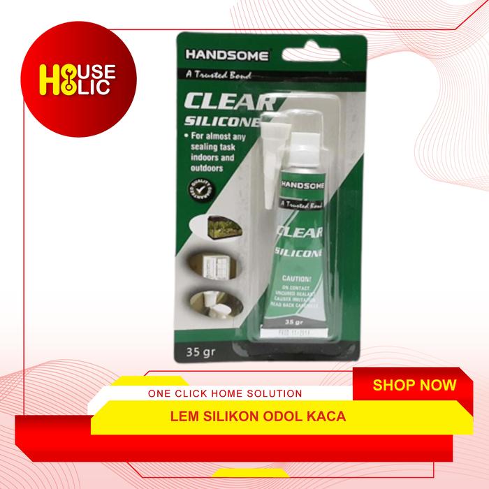Lem Silikon Silicon Clear Silicone Sealant Odol Sealent Lem Kaca 35  Gram