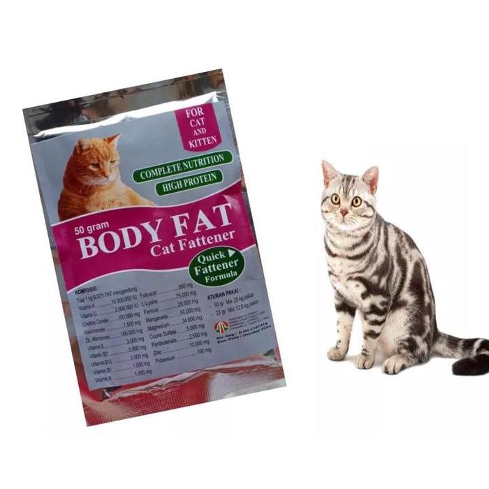 Gambar BODY FAT Cat 50gr OR DOG FATTENER ANJING - Obat Vitamin Nutrisi Pengg - Cat dari Pet House Medan undefined Tokopedia