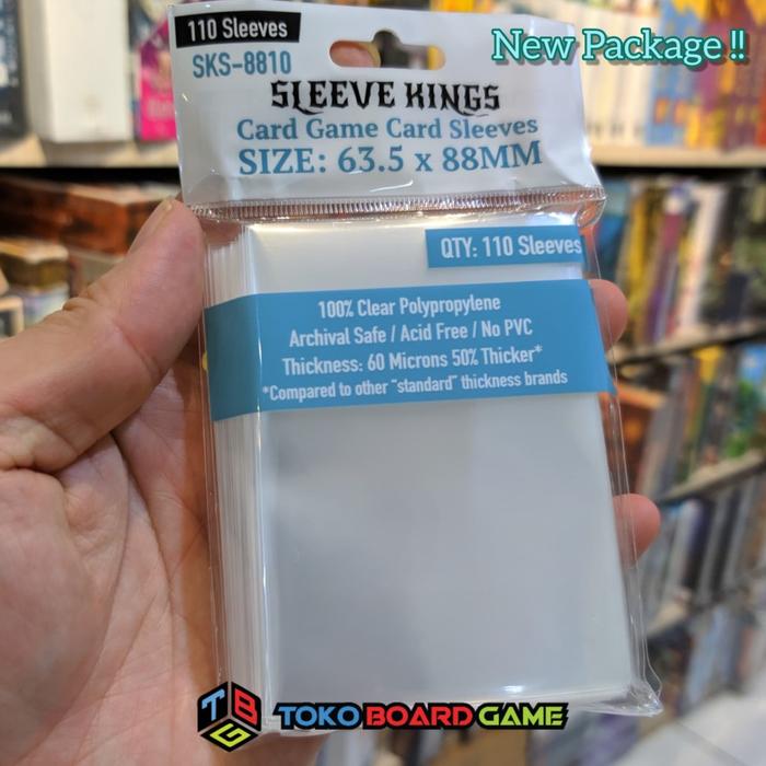 Gambar 63.5x88 mm Card Sleeves - Toko Board Game - BoardGame Card Protector - Sleeves Kings dari TokoBoardGame undefined Tokopedia