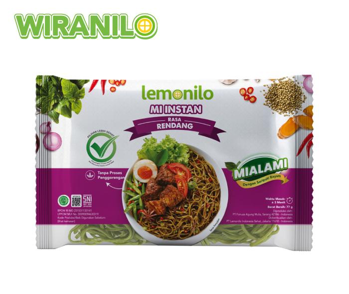 Gambar Mie Instan LEMONILO Goreng Korea Rendang Kari Ayam Bawang KONJAQU - Rendang dari Guilt-free Market undefined Tokopedia
