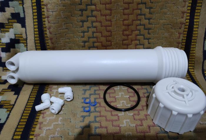 Gambar Housing Membrane RO 50, 75, 100 GPD - + 3 Connector dari LEDSIGNLASER FILTER RO undefined Tokopedia
