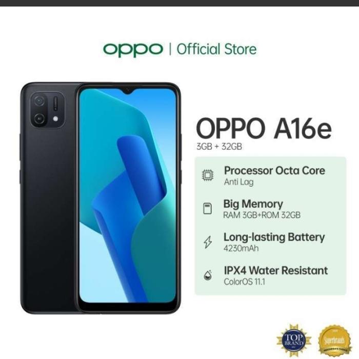 Gambar oppo a16e 3/32 garansi resmi oppo - Biru dari Hokuriku Store undefined Tokopedia