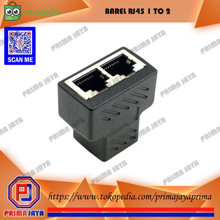 Jual Splitter Rj45 Lan Ethernet Network Connector 1 To 2 Sifree Barel ...