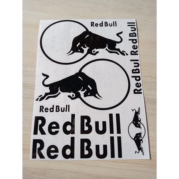 Gambar stiker helm full face red bull full set - Hitam dari hensu_shop undefined Tokopedia