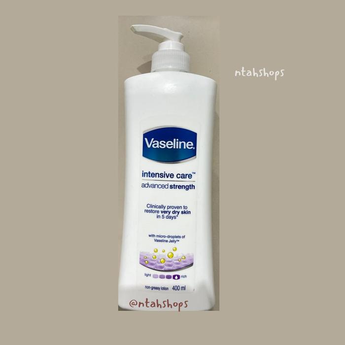 Gambar Vaseline Lotion Intensive Care Advanced Strenght 400 Ml - Healthy Bright dari ntahshops undefined 4 Tokopedia