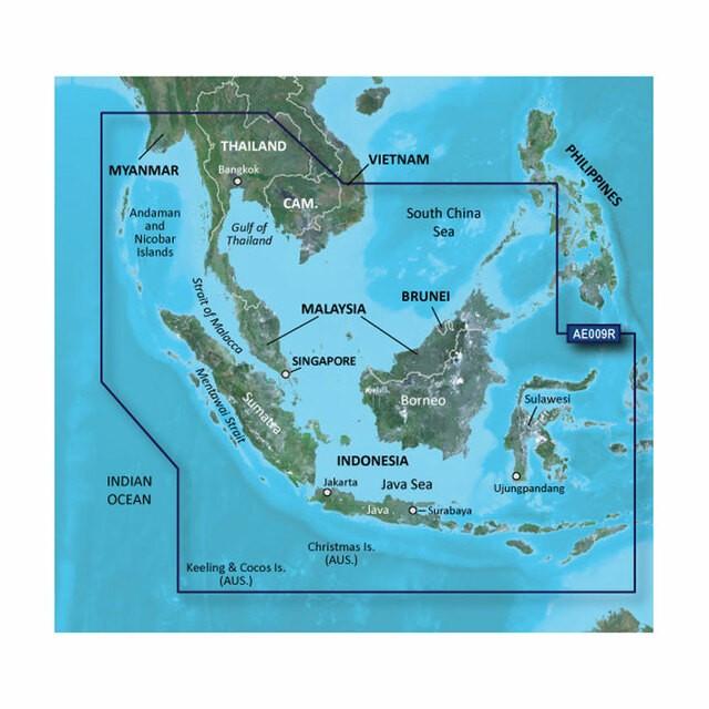 Gambar Peta Laut Garmin Bluechart HXAE009R Singapore Malaysia Indonesia 2017 - Indonesia Barat dari Thuraya Indonesia undefined Tokopedia