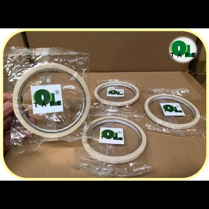 Gambar Masking Tape Warna Putih /Lakban Kertas Ukuran: 6 mm x 15 Yards - Putih dari CENTRAL LAKBAN DAN ISOLASI undefined Tokopedia