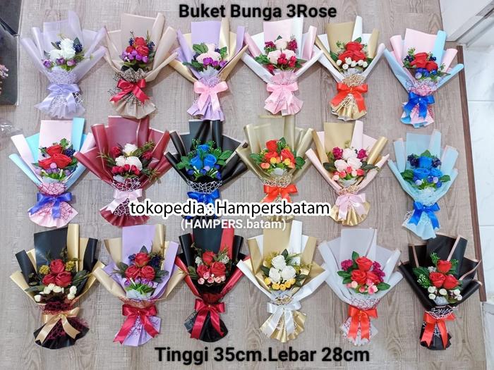 Gambar BUKET BUNGA HAMPERS BATAM KADO HADIAH ULANG TAHUN WISUDA ANNIVERSARY dari Pandaflorist undefined Tokopedia