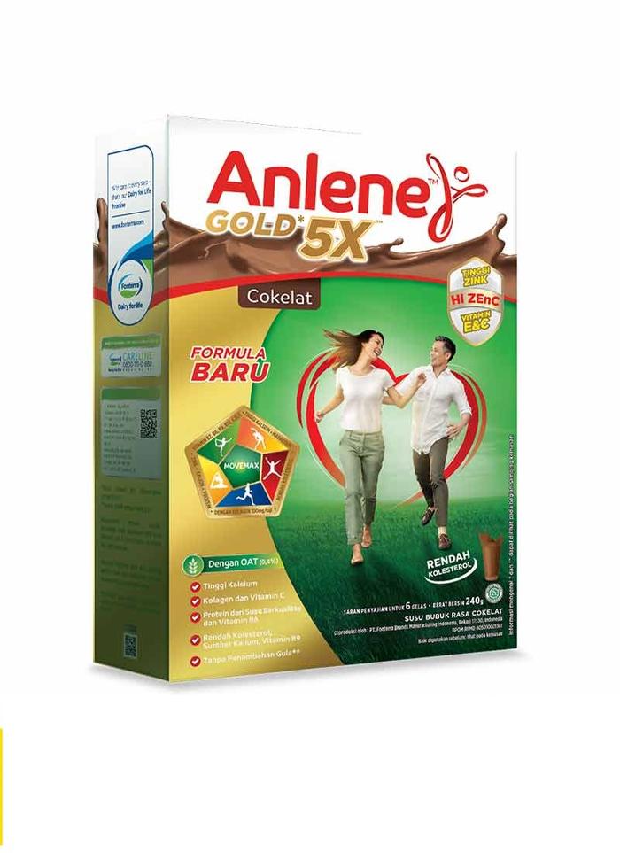 Gambar Anlene Gold Plus Hi-Calcium Vanila Coklat Original 250 Gram - Coklat dari Kyan Mart undefined Tokopedia