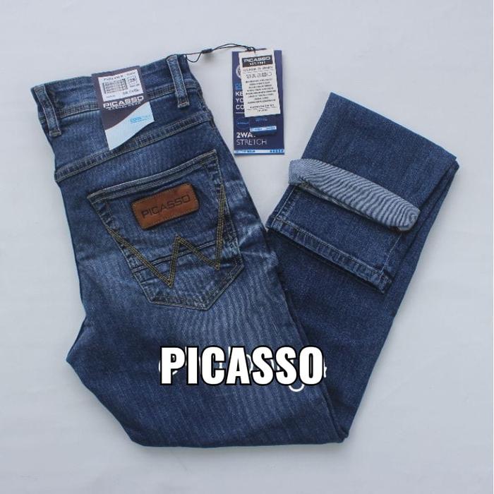 Gambar celana jeans picasso original import - biru terang, 28 dari Restu_mandeh undefined Tokopedia