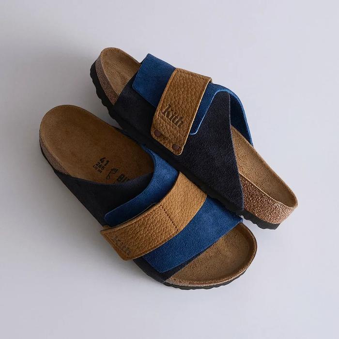 Jual KITH x Birkenstock Kyoto Suede Midnight - Kab. Tangerang - Charcoal  | Tokopedia