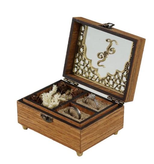 Gambar Kotakmusikmu.id | Ring Box / Jewelry Box / Tunangan / Seserahan /Mahar - Small dari SANTIGI undefined Tokopedia