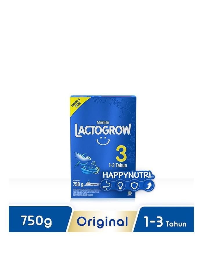 Gambar Lactogrow 3 Plain Susu Pertumbuhan Dha + Prebio 1 750 Gram dari Kyan Mart undefined Tokopedia