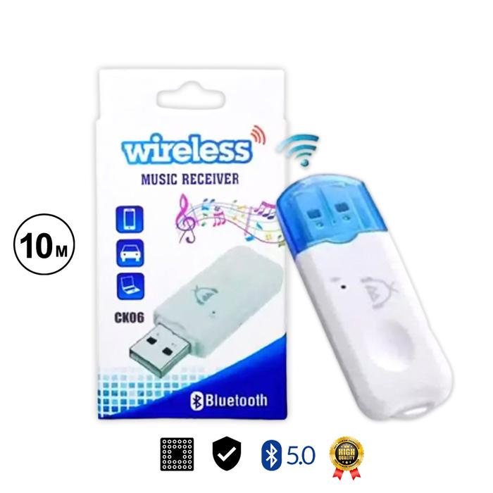 Gambar Dongle USB Bluetooth Receiver Audio Music Tanpa Kabel AUX With Mic dari SPARKLING SURABAYA undefined Tokopedia