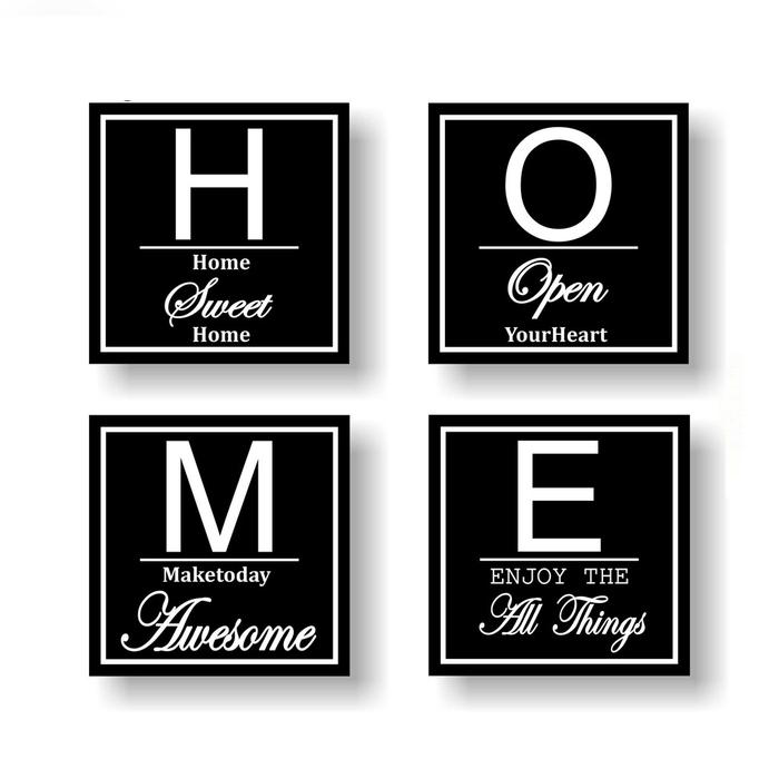 Gambar Paket Walldecor Home Series set Hitam - Nasyira home Decor dari KADOKAYU By Twins undefined Tokopedia