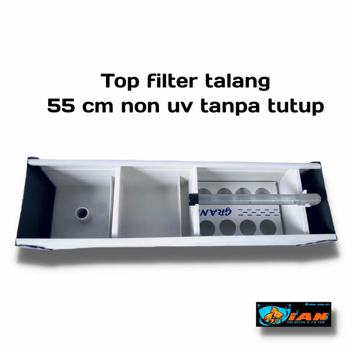 Gambar Talang filter aquarium 55 cm tanpa tutupan atas dari IAN GOLDFISH FILTER undefined Tokopedia