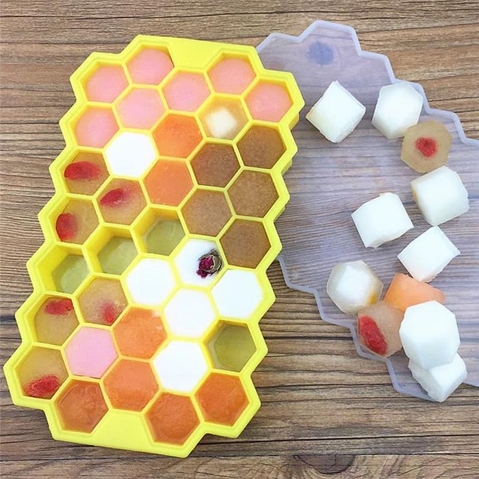 Gambar Cetakan Silikon MPASI Bayi Es Batu Honey Combs Silicone Tempat Simpen - Random dari Sejati Official Store undefined Tokopedia