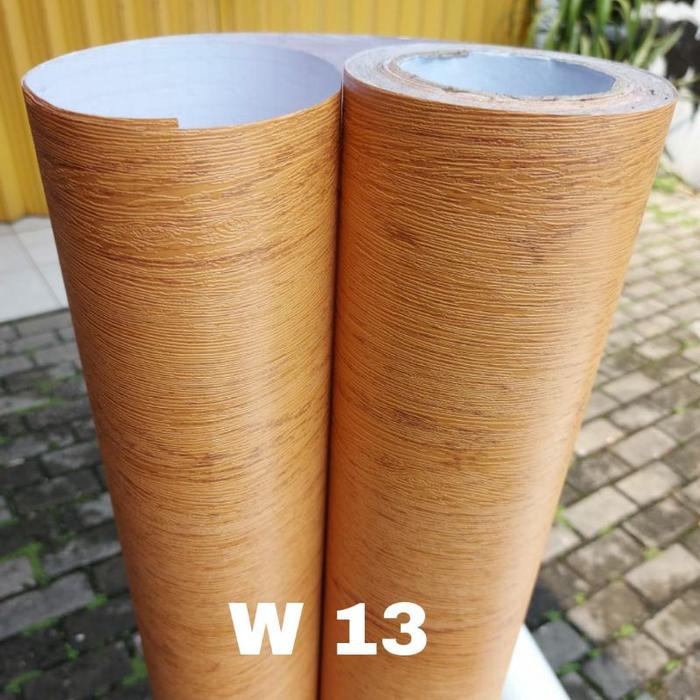 Gambar Stiker serat kayu untuk lemari pintu meja dinding lantai dll - W13 dari Jawara Stiker undefined Tokopedia