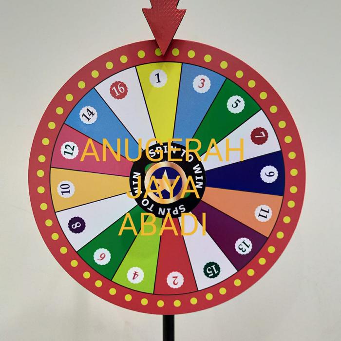 Gambar SPIN TO WIN 50cm/ RODA UNDIAN DINDING SPINNING WHEEL/ ROULETTE GANTUNG - merah 16 dari Anugerahjayaabadi DISPLAY undefined Tokopedia
