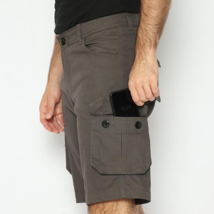 Gambar CELANA GUNUNG KARGO PRIA WANITA PANJANG PENDEK CARGO SAMBUNG OUTDOOR - PENDEK ABU, S dari METEORA STORE_NEW undefined Tokopedia