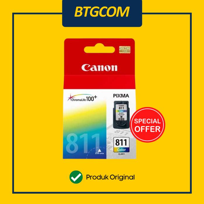 Gambar Canon 811 Color Warna CL Tinta Catridge Catrid CL811 Ori dari btgcom undefined Tokopedia
