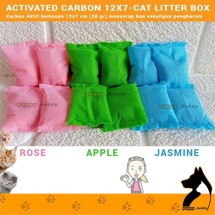 Jual ACTIVATED CARBON CAT LITTER BOX -Karbon aktif refill Wangi