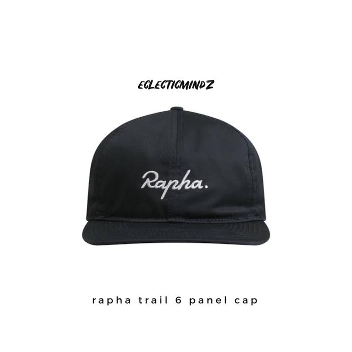 Gambar rapha trail 6 panel cap organic cotton - black dari eclecticmindz undefined Tokopedia