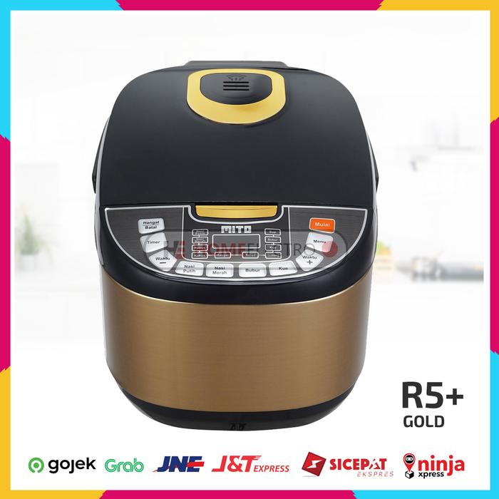 Gambar Digital Rice Cooker MiTO R5+ 8in1 2Lt [ORIGINAL] - Emas dari Home Electro undefined Tokopedia