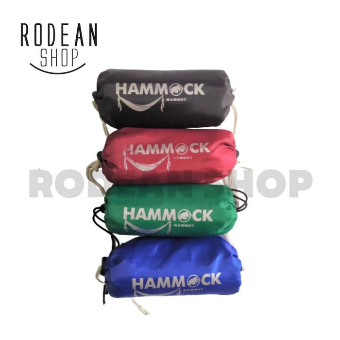 Gambar Hammock Ayunan Gantung Hammock Mammut - Hijau dari Rodean Shop undefined Tokopedia