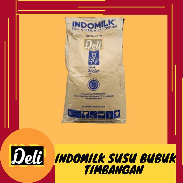 Gambar Susu Bubuk Indomilk Full Cream 100gr TIMBANGAN/Indomilk Susu Bubuk 100 dari Tobaku Deli undefined Tokopedia