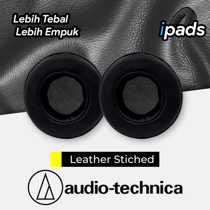 Gambar Earpad Earcup Ear Cushion ATH-ES88 ES 88 Foam Busa Bantalan Headphone - Stiched Black dari iPads. undefined Tokopedia