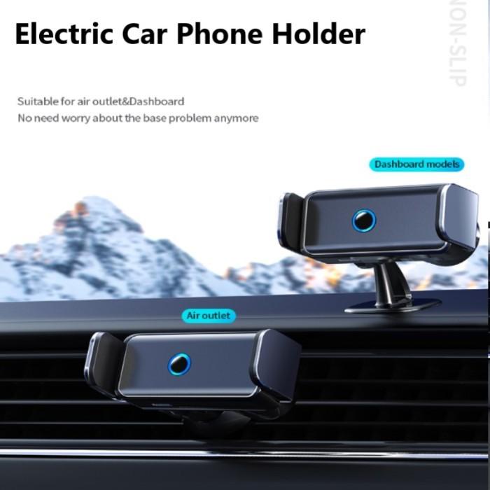 Gambar Electric Car Phone Holder Dual Mode (Dashboard + AC) Mobile Phone Hold dari Blablilagi undefined Tokopedia